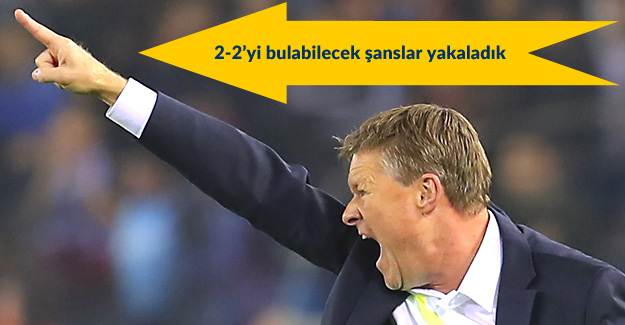 Erwin Koeman’dan maç sonu değerlendirmesi