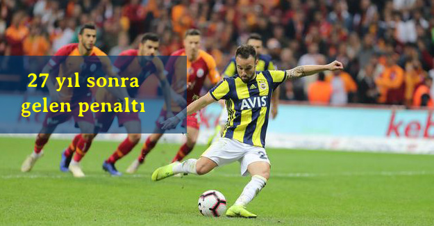 Fenerbahçe 27 yıl sonra penaltı kullandı