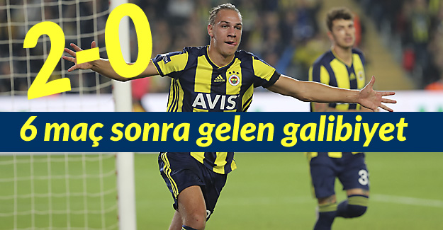 Fenerbahçe ayağa kalktı: 2-0