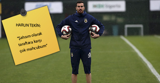 Harun: Sorumlu biz futbolcularız