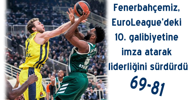 Panathinaikos 69-81 Fenerbahçe