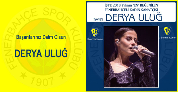 Yılın En Beğenilen Fenerbahçeli Kadın Sanatçısı Belli Oldu..