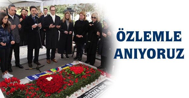 Mustafa V. Koç kabri başında anıldı