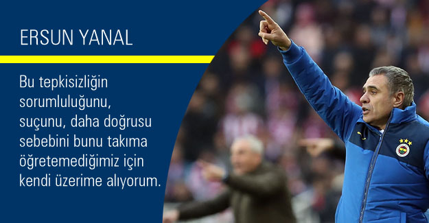 Ersun Yanal, D.G. Sivasspor maçını değerlendirdi