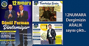 12NUMARA Dergimizin Aralık Sayısı çıktı..