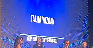 Yılın En İyi Spor Yorumcusu Talha Yazgan...